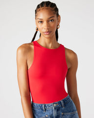 NICO Red Women's Contour Stretch Bodysuit | Steve Madden for Sale