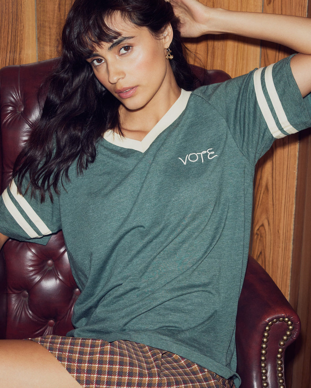 VOTE Green Unisex Short Sleeve Tee | Steve Madden online