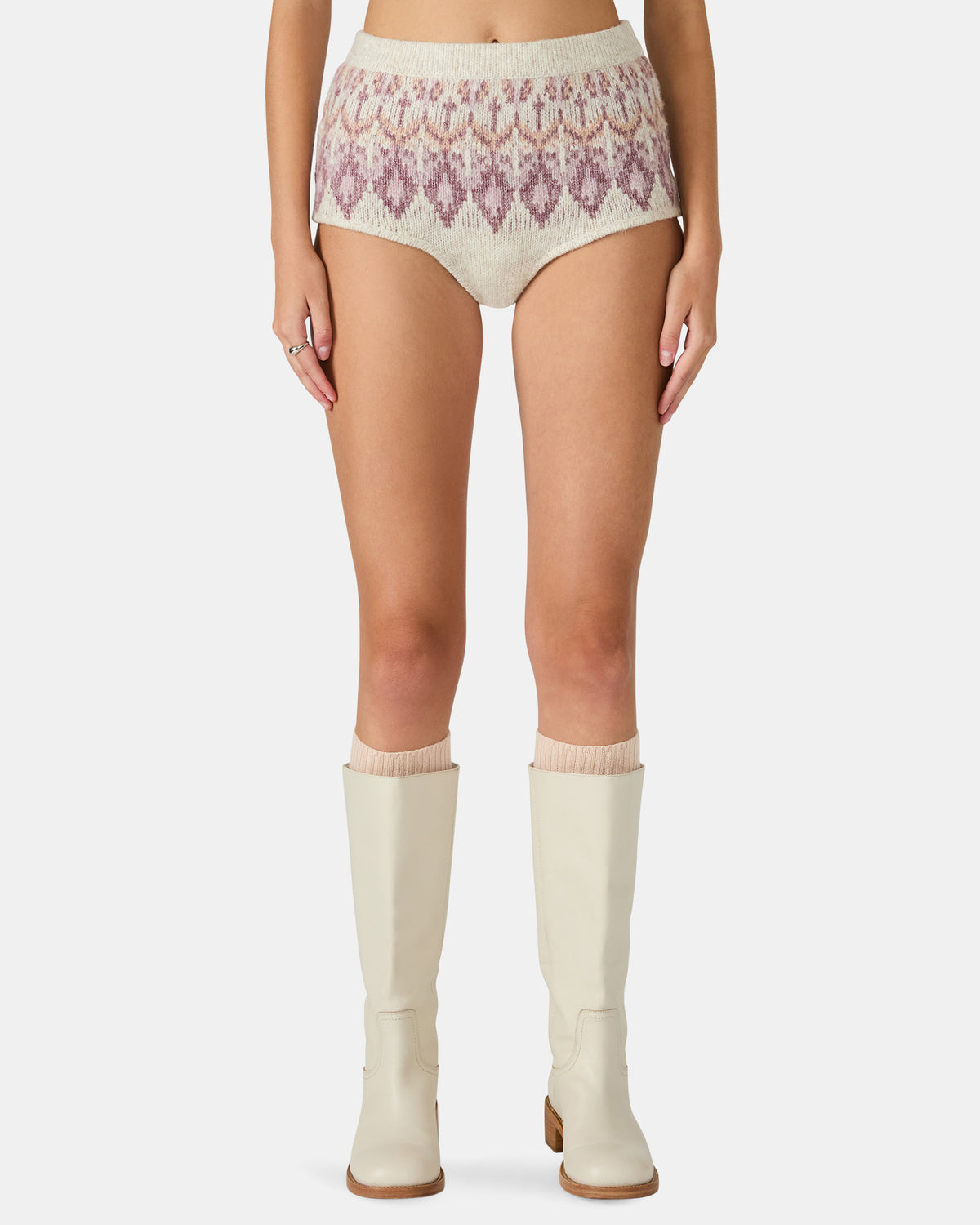 SUZETTE Multi Fair Isle Micro Women's Hot Shorts | Steve Madden near me