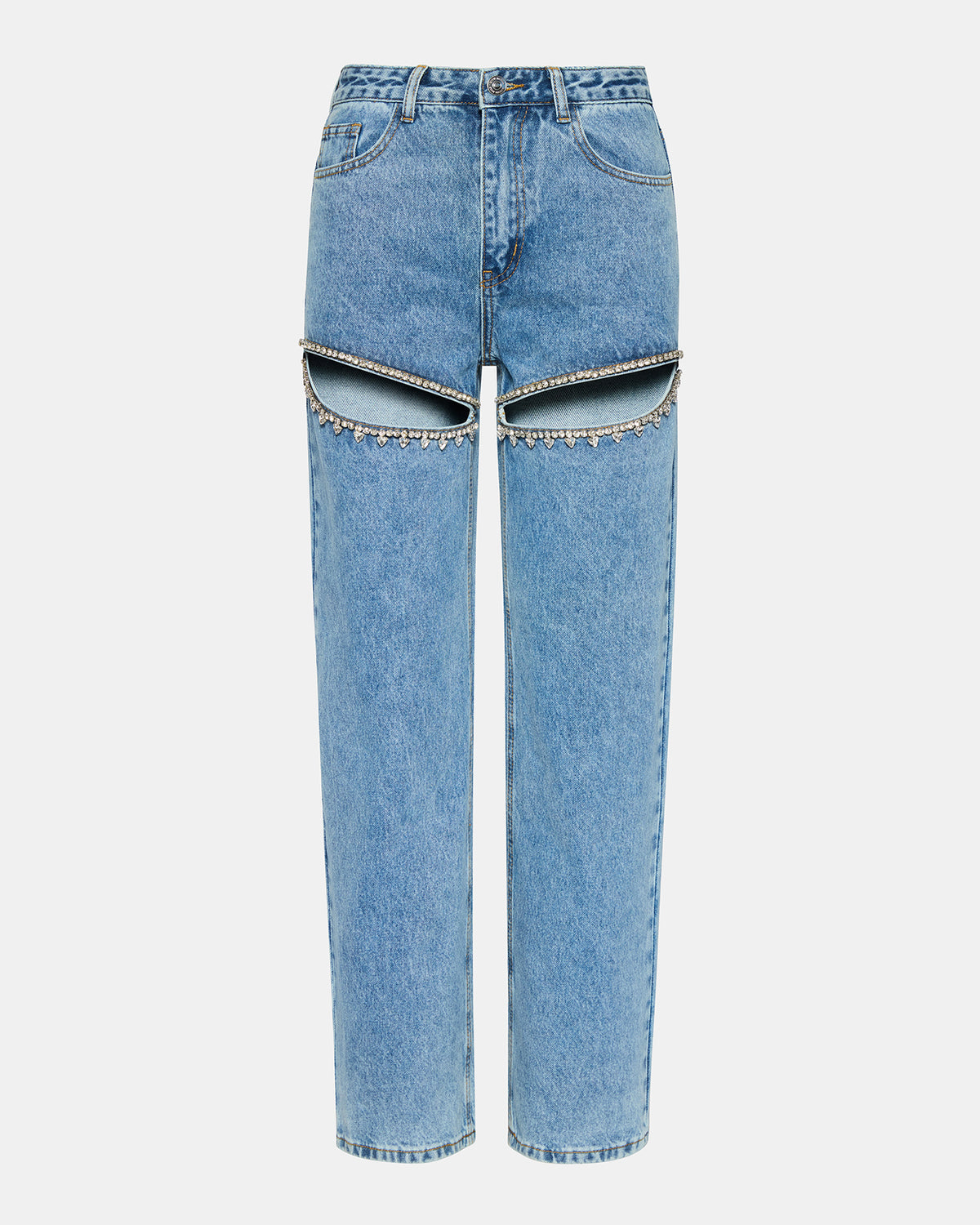 TAYLOR Jean Rhinestone Women's Cutout Jeans | Steve Madden discount