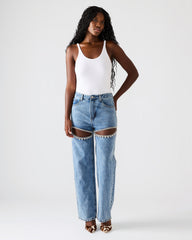 TAYLOR Jean Rhinestone Women's Cutout Jeans | Steve Madden discount
