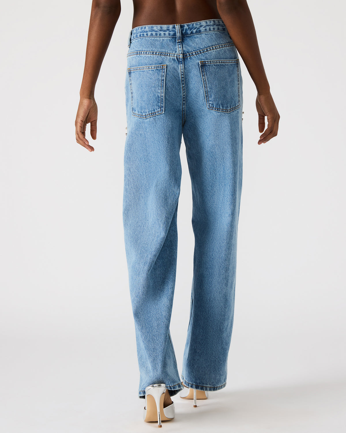 TAYLOR Jean Rhinestone Women's Cutout Jeans | Steve Madden discount