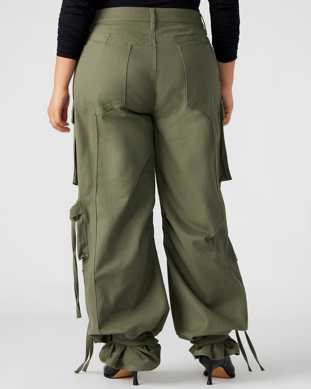 DUO Olive Women's Utility Cargo Pants | Steve Madden US