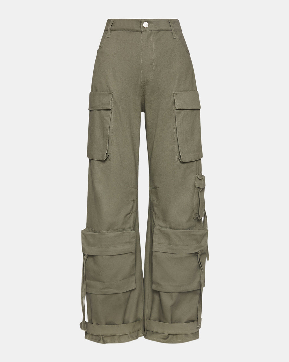 DUO Olive Women's Utility Cargo Pants | Steve Madden US