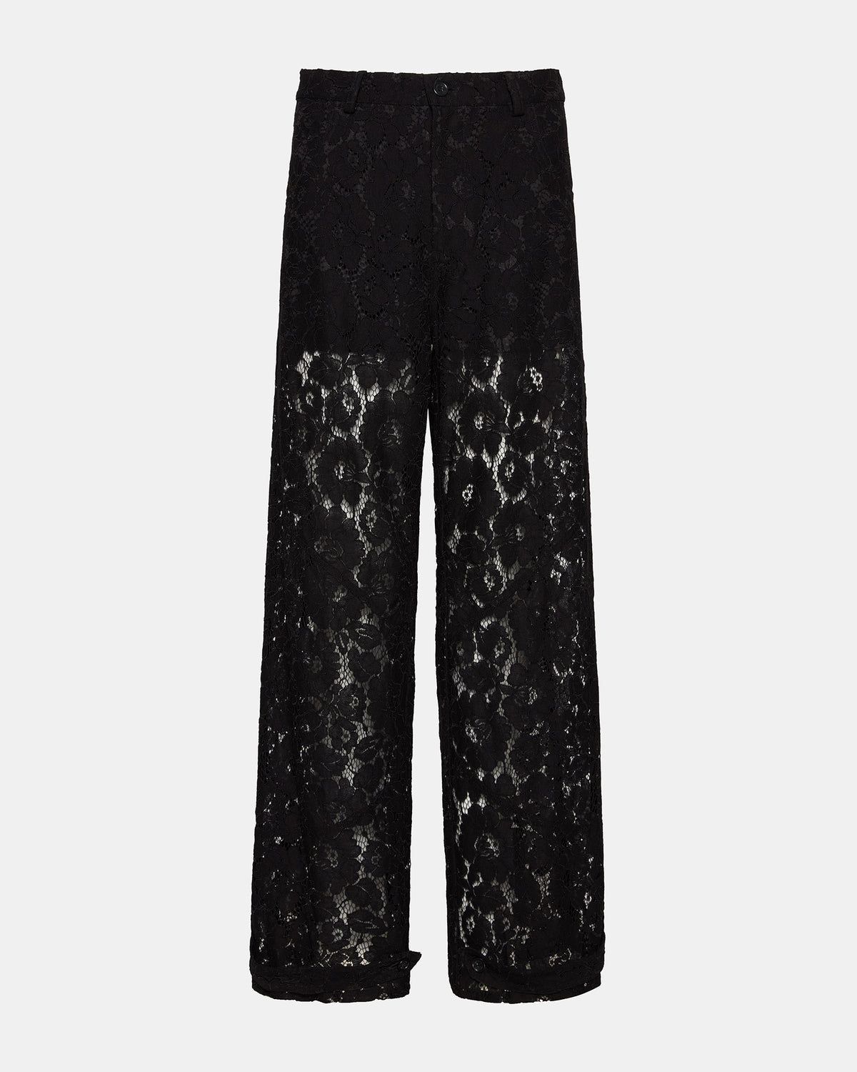 TRE Lace Black Mesh Barrel Low-Rise Women's Pant | Steve Madden outlet
