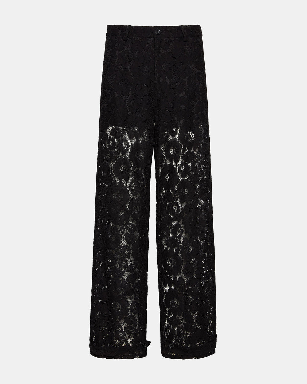 TRE Lace Black Mesh Barrel Low-Rise Women's Pant | Steve Madden outlet