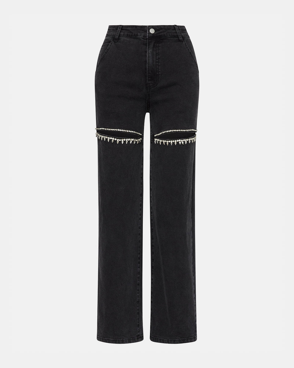 TAYLOR Jean Black Women's Cutout Jeans | Steve Madden Sale