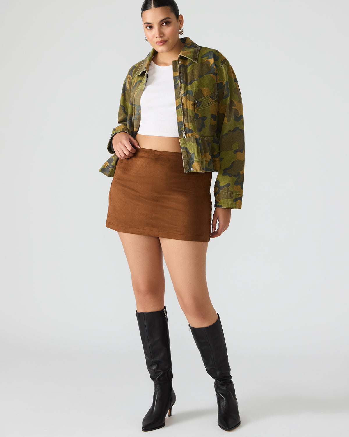 CINDI Skort Chicory Coffee Women's Mini Skort | Steve Madden near me
