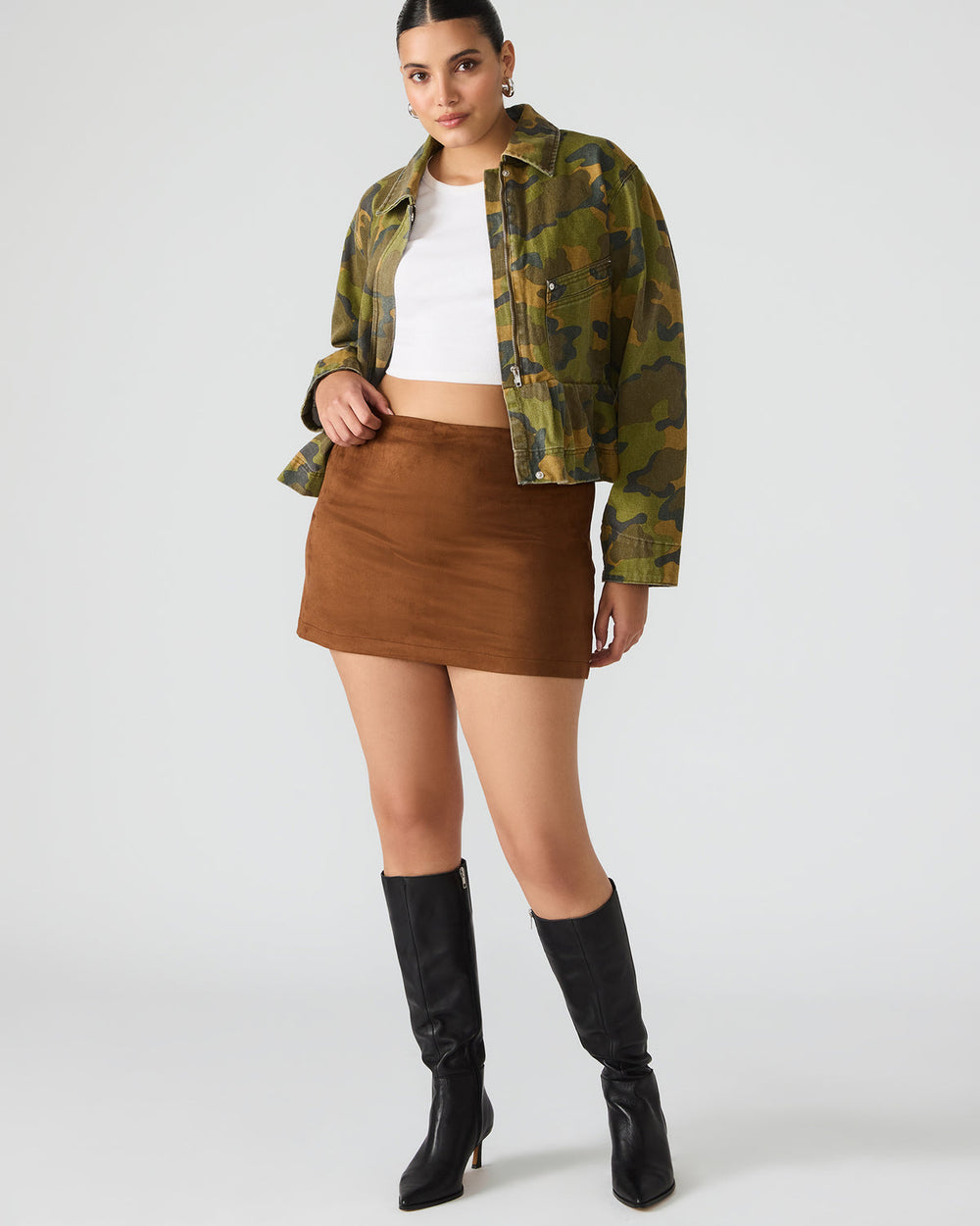 CINDI Skort Chicory Coffee Women's Mini Skort | Steve Madden near me