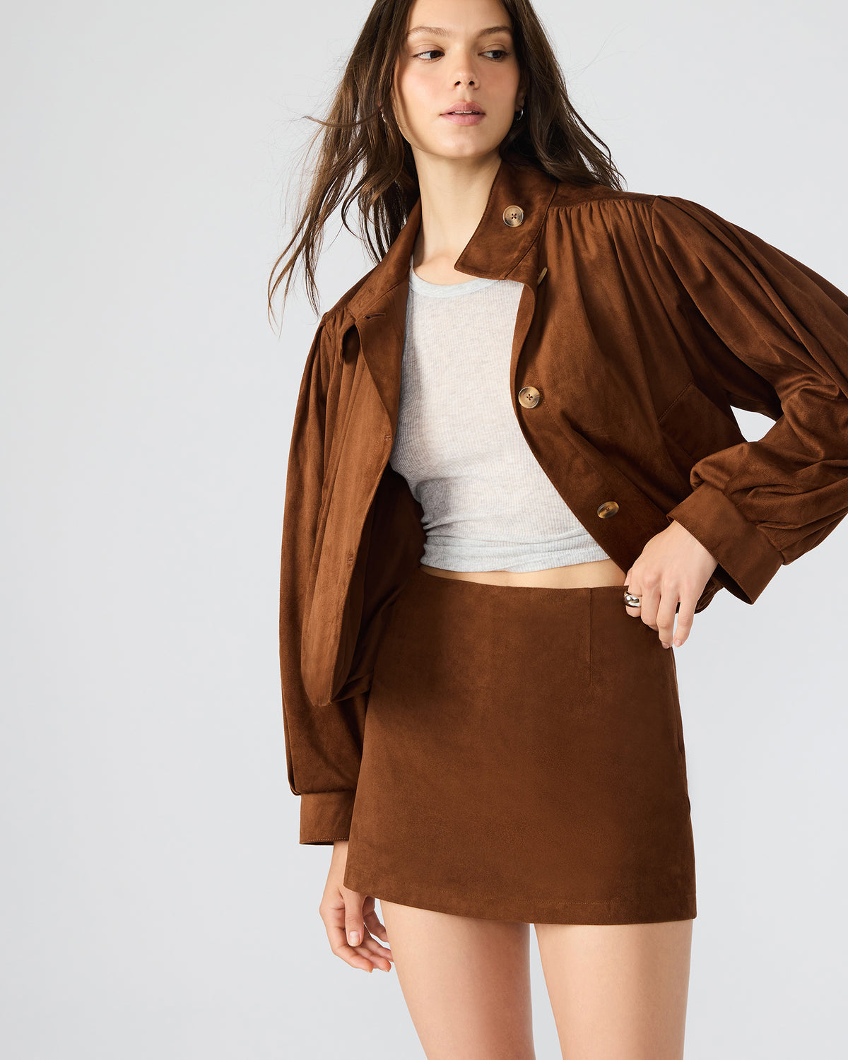 CINDI Skort Chicory Coffee Women's Mini Skort | Steve Madden near me