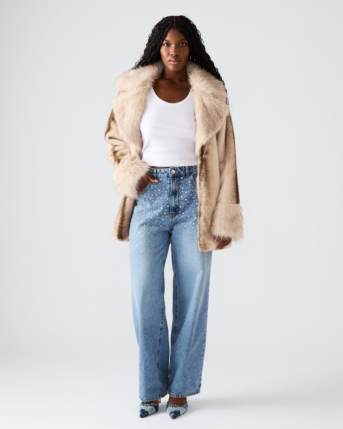 TAYLOR Jean Forever Blue Women's Cutout Jeans | Steve Madden discount