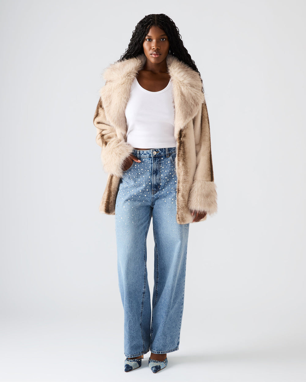 TAYLOR Jean Forever Blue Women's Cutout Jeans | Steve Madden discount