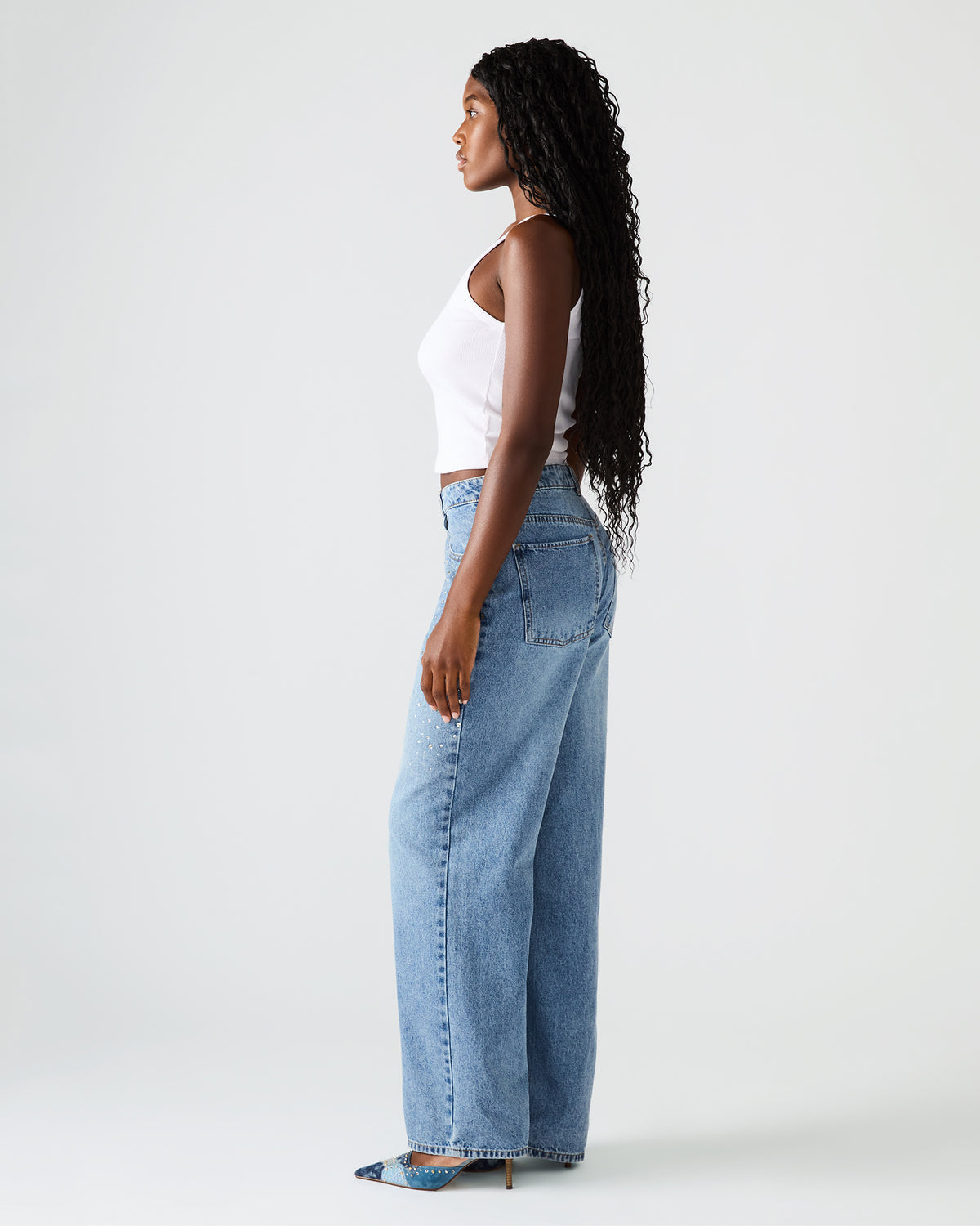 TAYLOR Jean Forever Blue Women's Cutout Jeans | Steve Madden discount