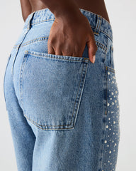 TAYLOR Jean Forever Blue Women's Cutout Jeans | Steve Madden discount