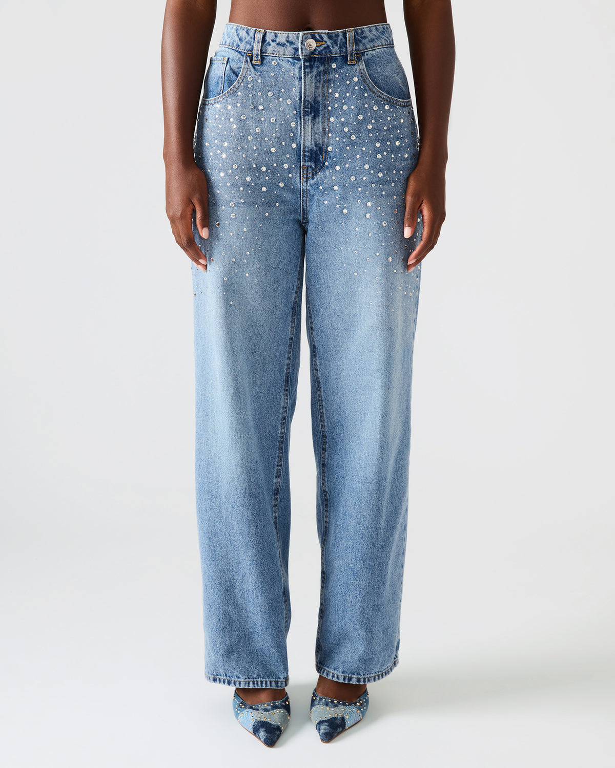 TAYLOR Jean Forever Blue Women's Cutout Jeans | Steve Madden discount