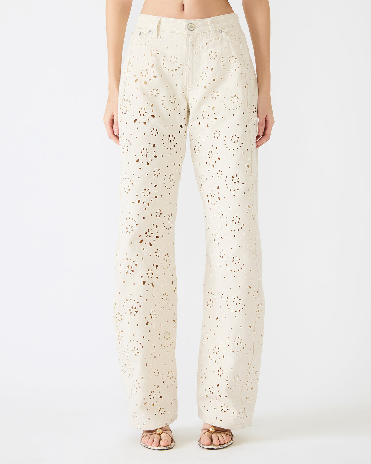 RORI Sea Mist Straight-Leg Denim Women's Bottoms | Steve Madden online