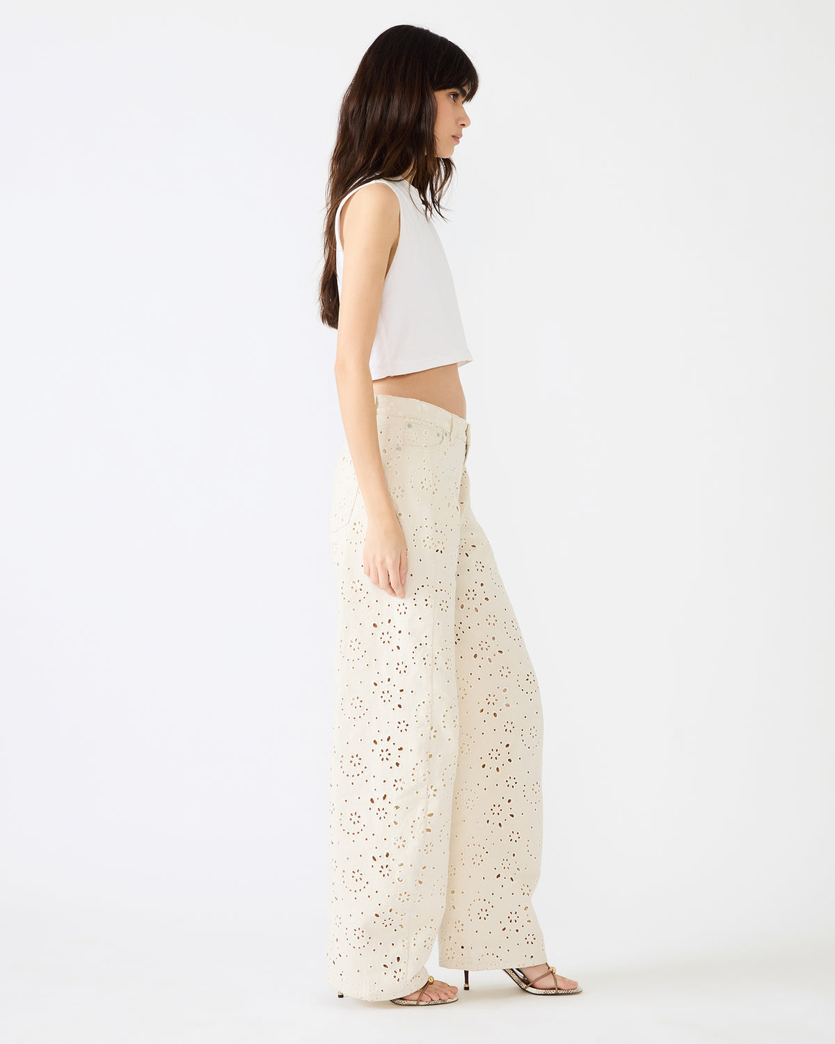 RORI Sea Mist Straight-Leg Denim Women's Bottoms | Steve Madden online