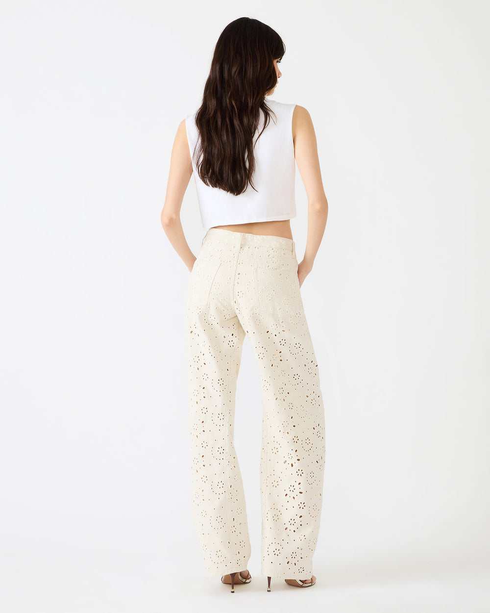RORI Sea Mist Straight-Leg Denim Women's Bottoms | Steve Madden online
