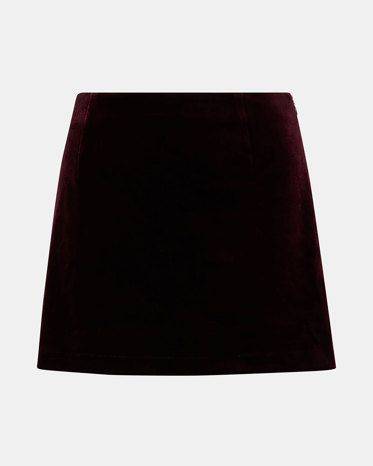 CINDI Velvet Wine Women's Mini Skort | Steve Madden Sale