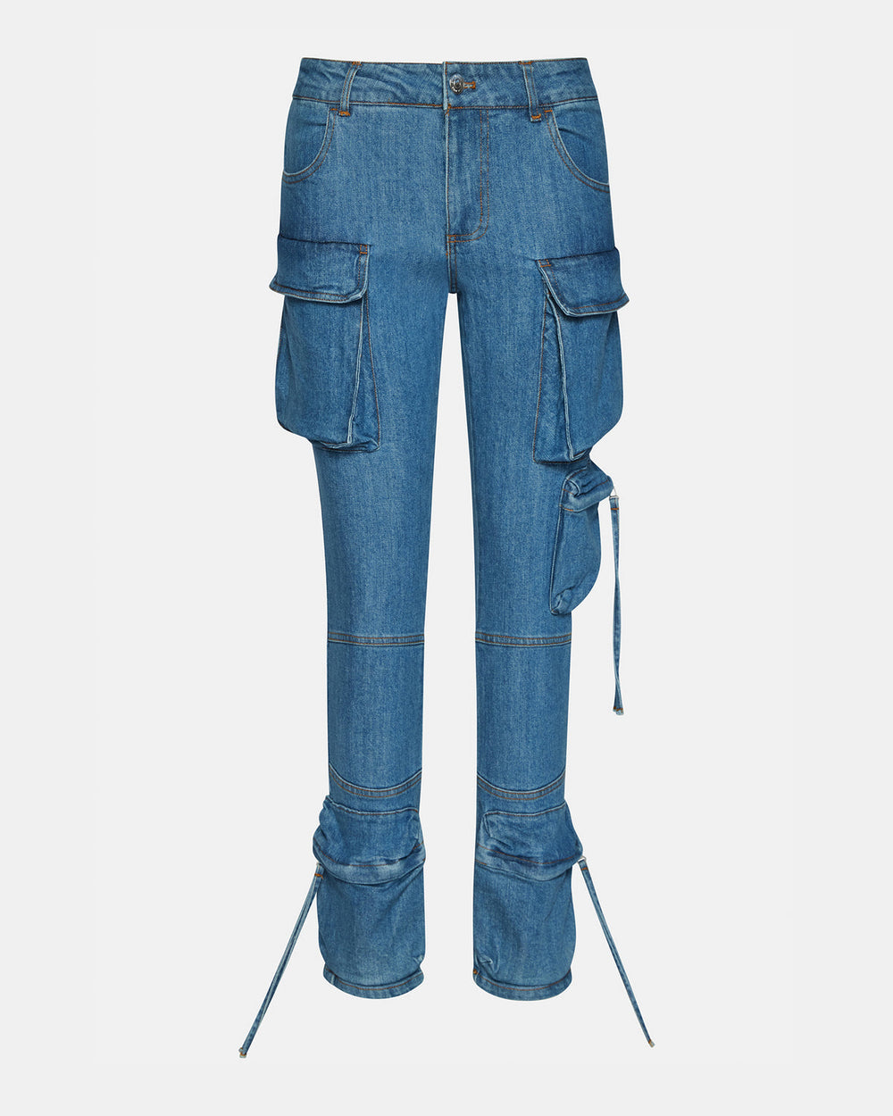 SKINNY DUO Denim Women's Skinny Cargo Pants | Steve Madden on Sale