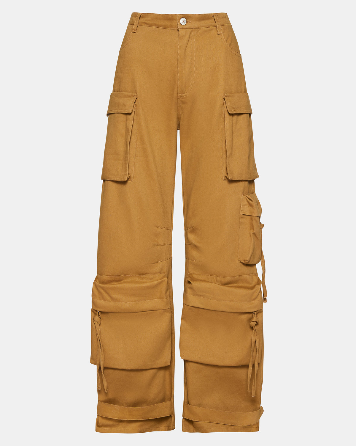 DUO Khaki Women's Utility Cargo Pants | Steve Madden US