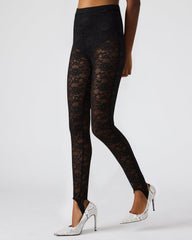SANDRINE Black Lace Mesh Women's Pant | Steve Madden outlet