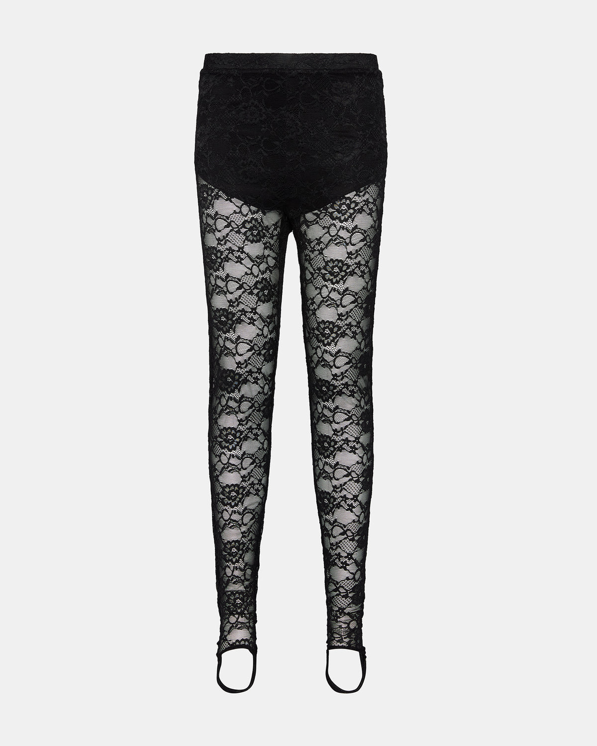 SANDRINE Black Lace Mesh Women's Pant | Steve Madden outlet