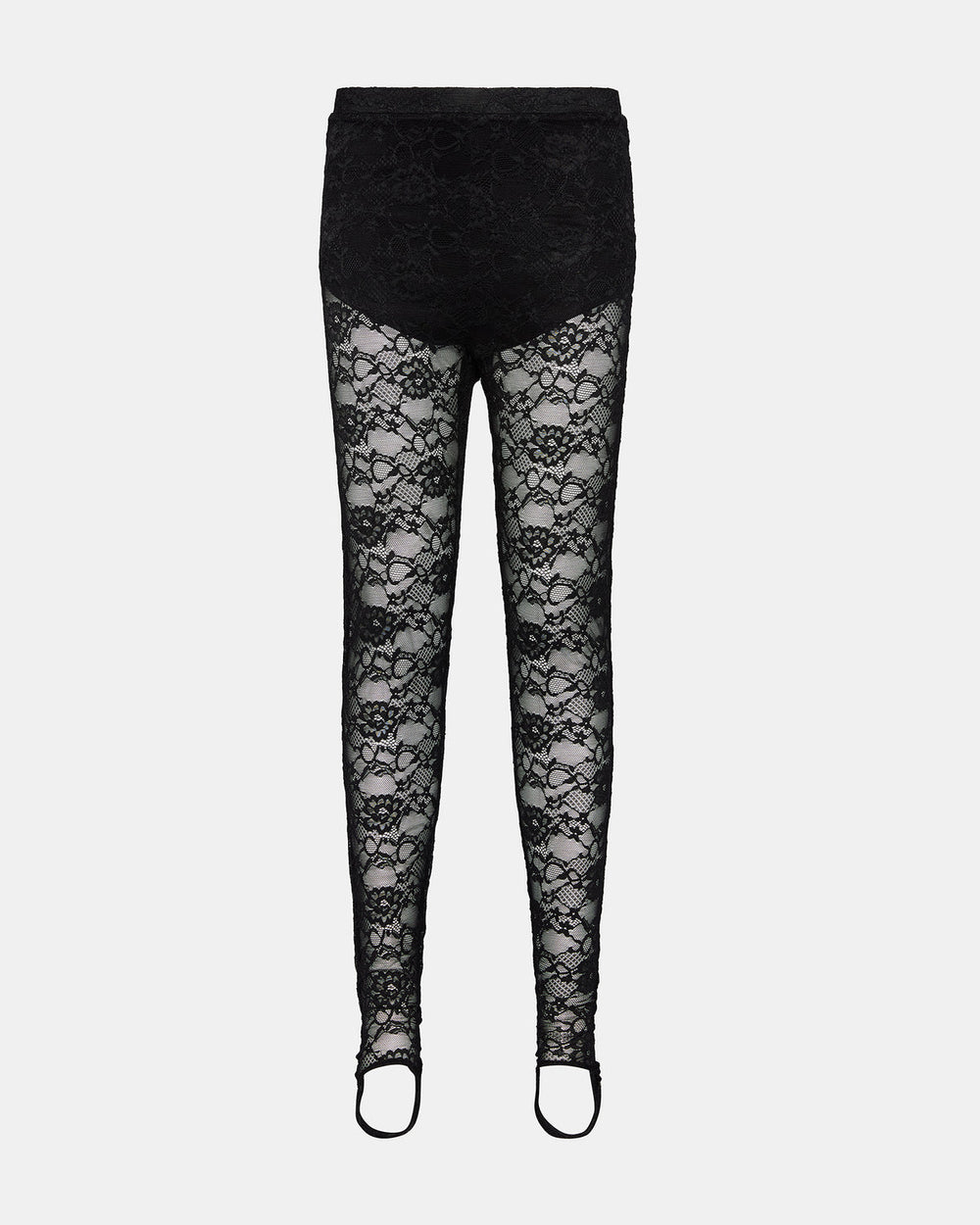 SANDRINE Black Lace Mesh Women's Pant | Steve Madden outlet