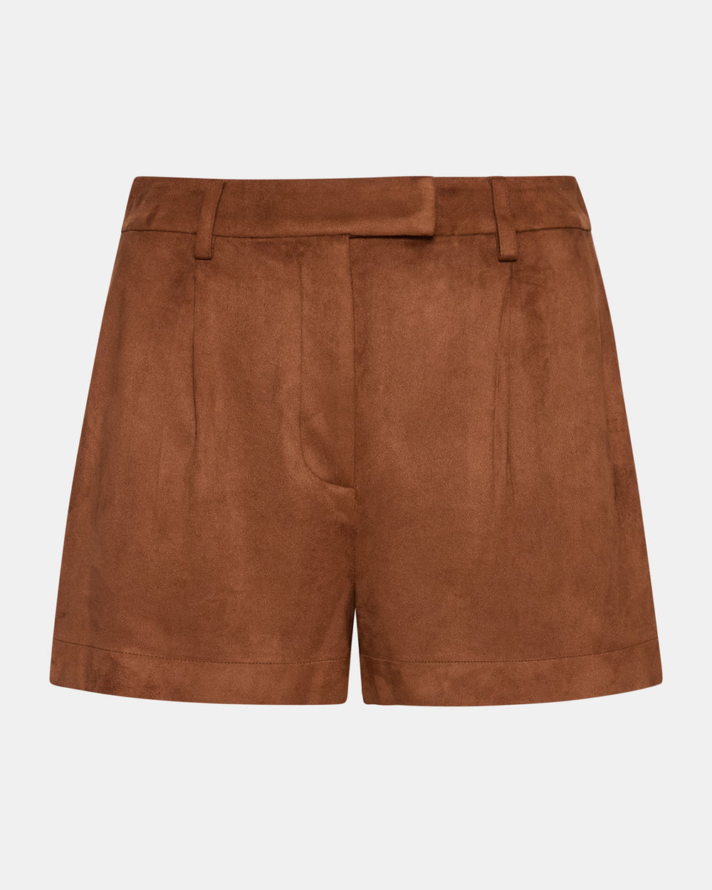 IMELDA Chicory Coffee Faux-Suede Trouser Women's Shorts | Steve Madden Sale