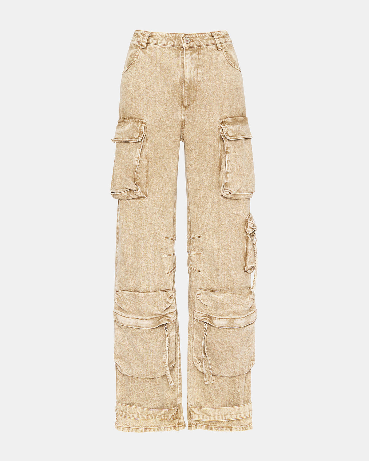 DUO Cafe Au Lait Women's Utility Cargo Pants | Steve Madden discount