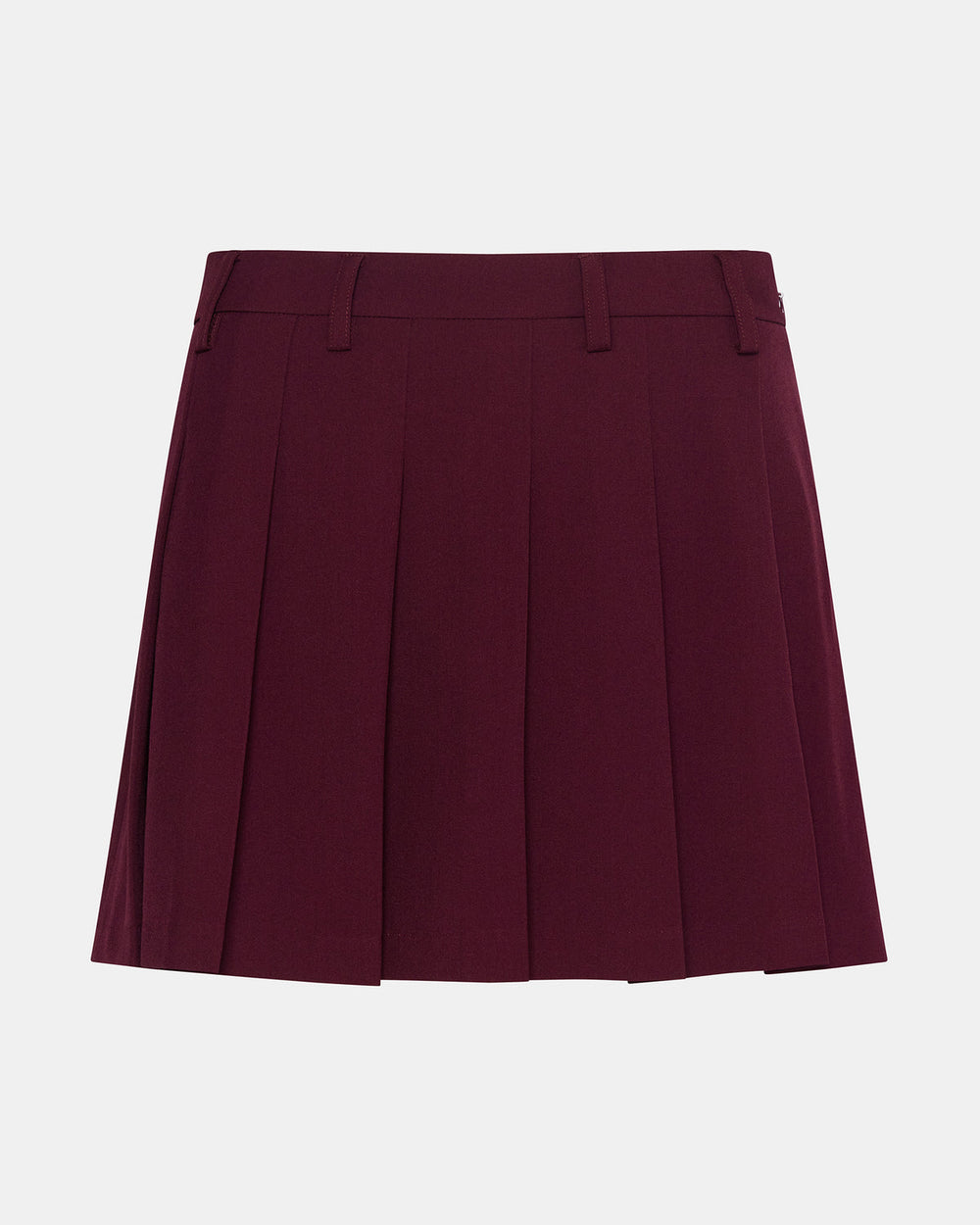 MARGO Wine Pleated Women's Mini Skirt | Steve Madden discount
