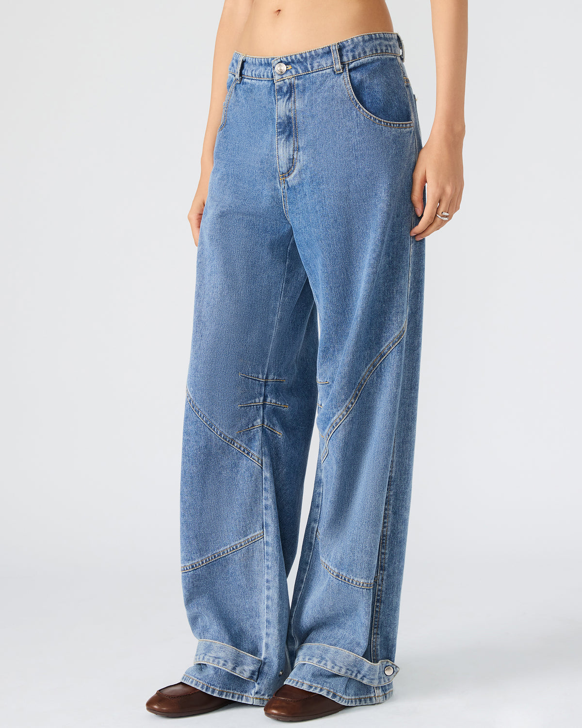 TRE Forever Blue Low-Rise Denim Women's Jeans | Steve Madden for Sale