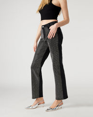JESSE Black Women's Rhinestone Studded Jeans | Steve Madden Sale