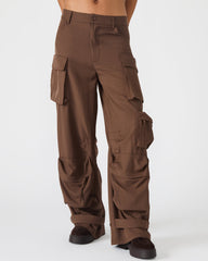 DUO Chocolate Women's Utility Cargo Pants | Steve Madden on Sale