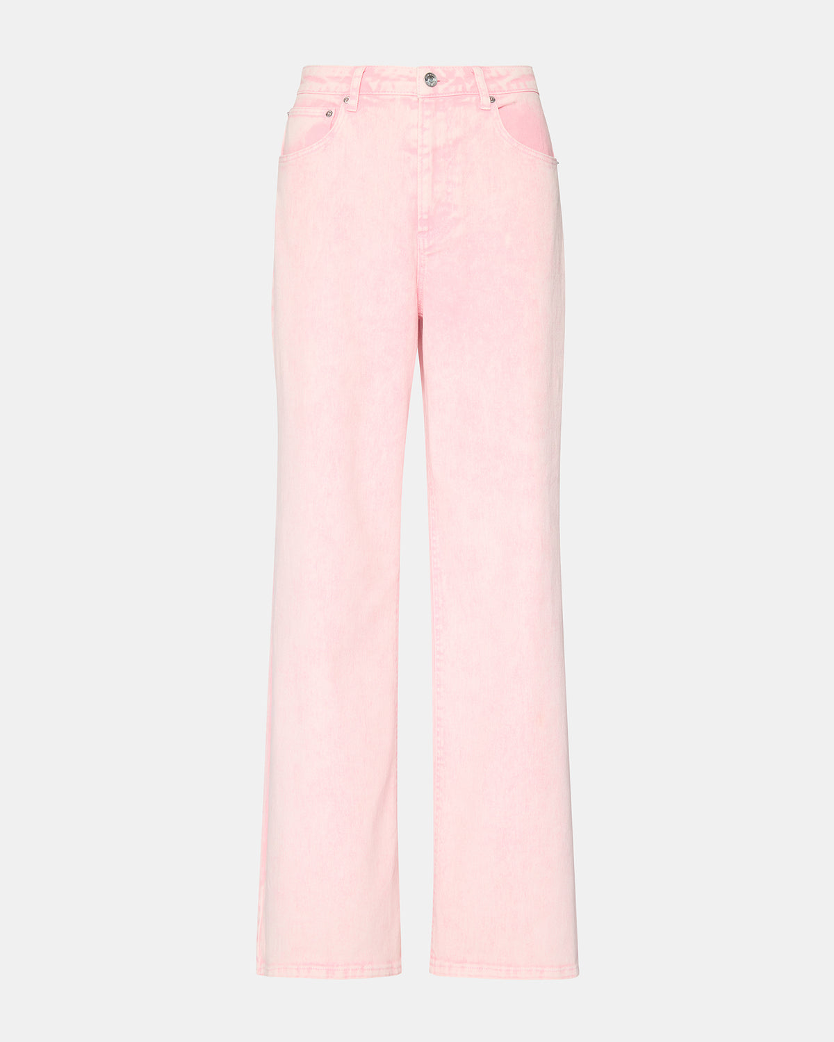ROZ Pink Wide-Leg Washed Denim Women's Pant | Steve Madden discount
