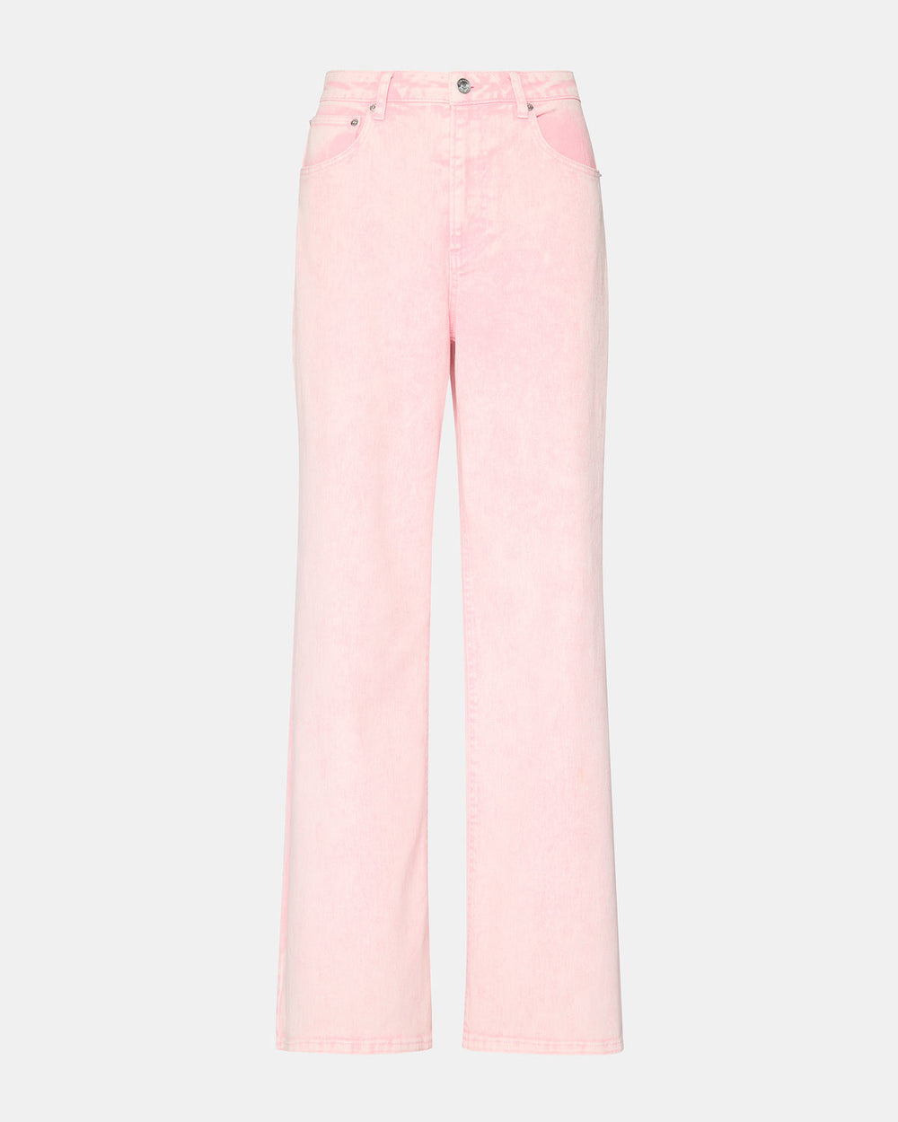 ROZ Pink Wide-Leg Washed Denim Women's Pant | Steve Madden discount