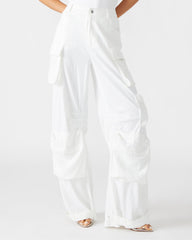 DUO White Sequin Women's Utility Cargo Pants | Steve Madden online