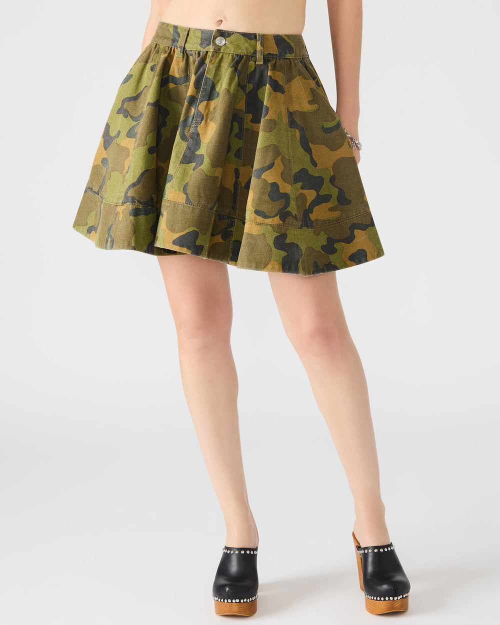 SLOAN Camouflage Mini Denim A-Line Women's Skirt | Steve Madden for Sale