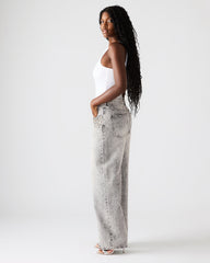 ERAS Fog Rhinestone Embellised Straight-Leg Denim Women's Jeans | Steve Madden Sale