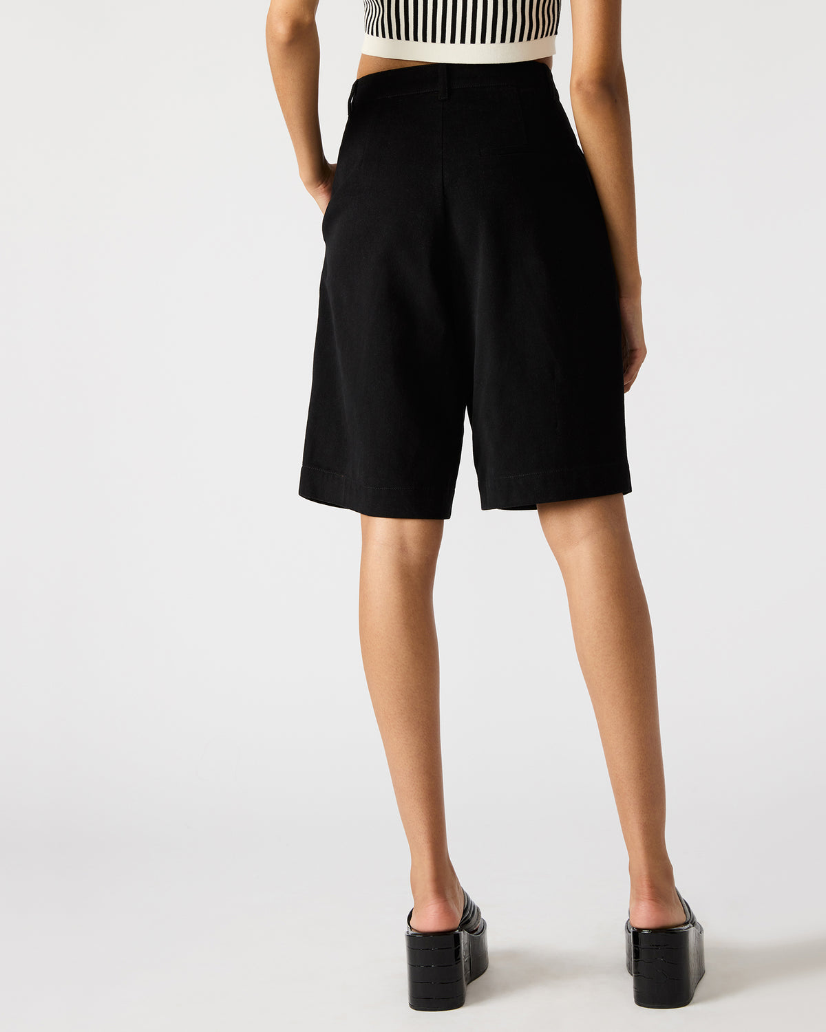 IVANA Black Women's Shorts | Steve Madden US