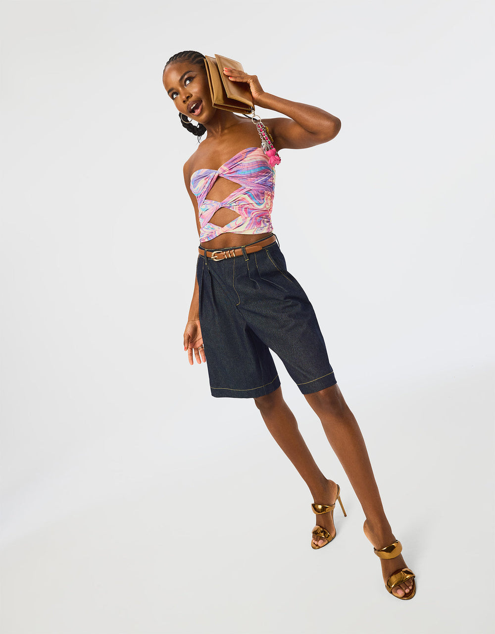 IVANA Denim Women's Shorts | Steve Madden for Sale