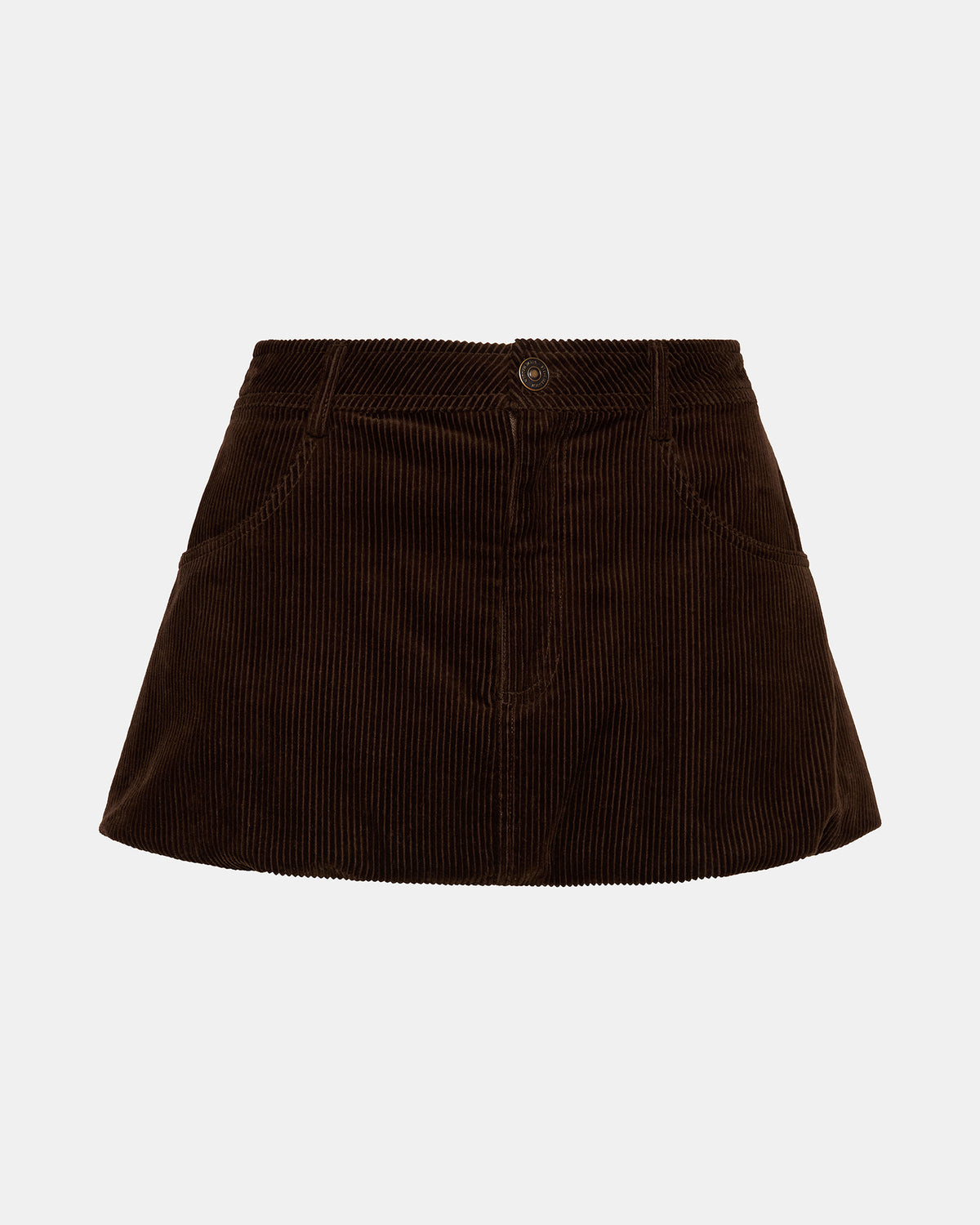 SIMONA Dark Espresso Women's Mini Skirt | Steve Madden Sale