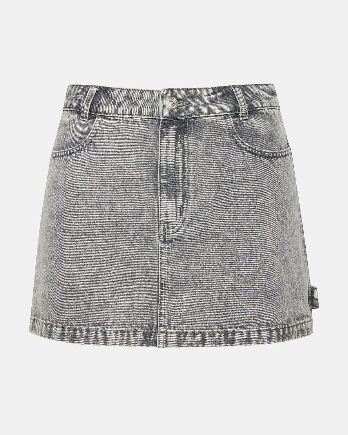 ABACO Light Grey Women's Denim Skirt | Steve Madden near me