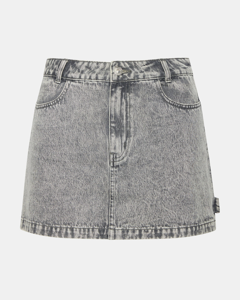 ABACO Light Grey Women's Denim Skirt | Steve Madden near me