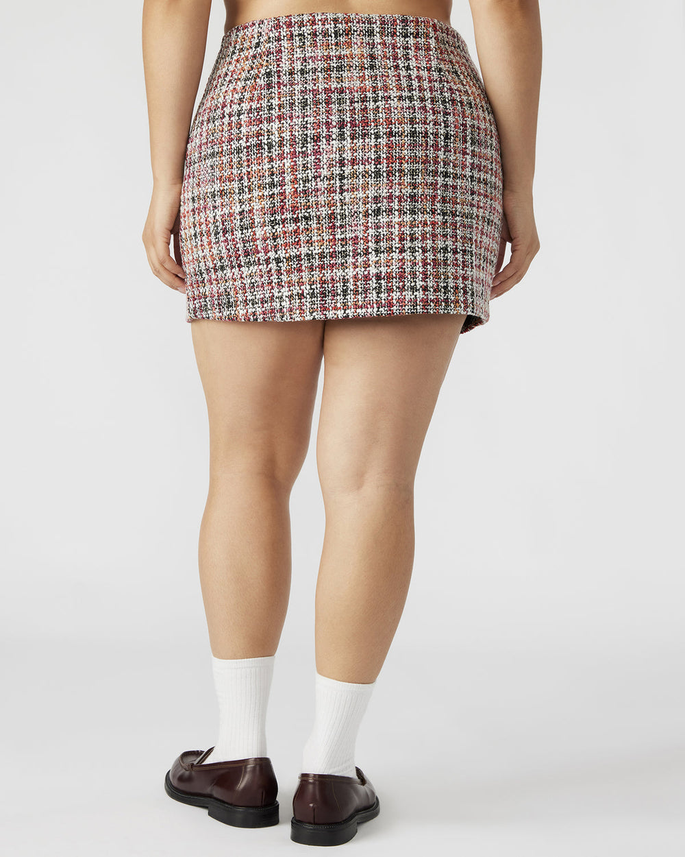 MATTEA Skirt Red Multi | Women's Speckled Mini Skirt | Steve Madden near me
