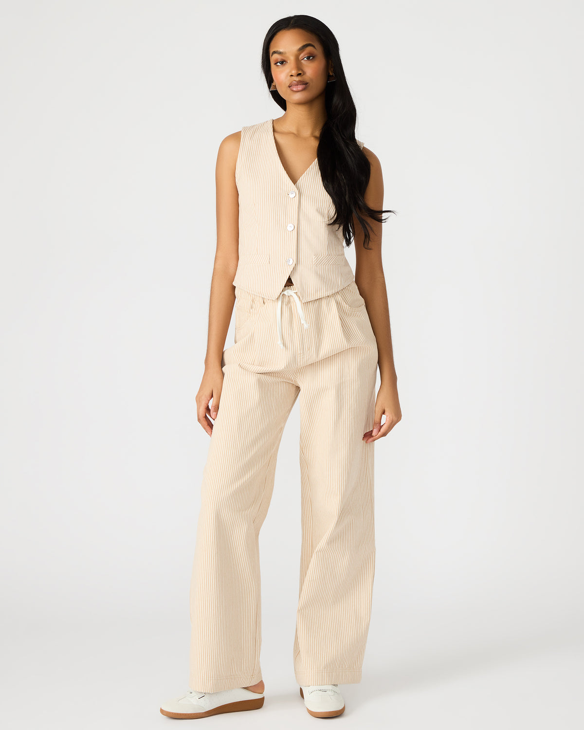 MINORCA Khaki Women's Wide-Leg Tie-Front Pant | Steve Madden US