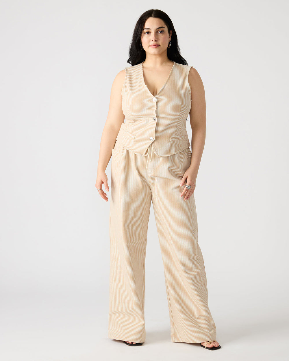 MINORCA Khaki Women's Wide-Leg Tie-Front Pant | Steve Madden US