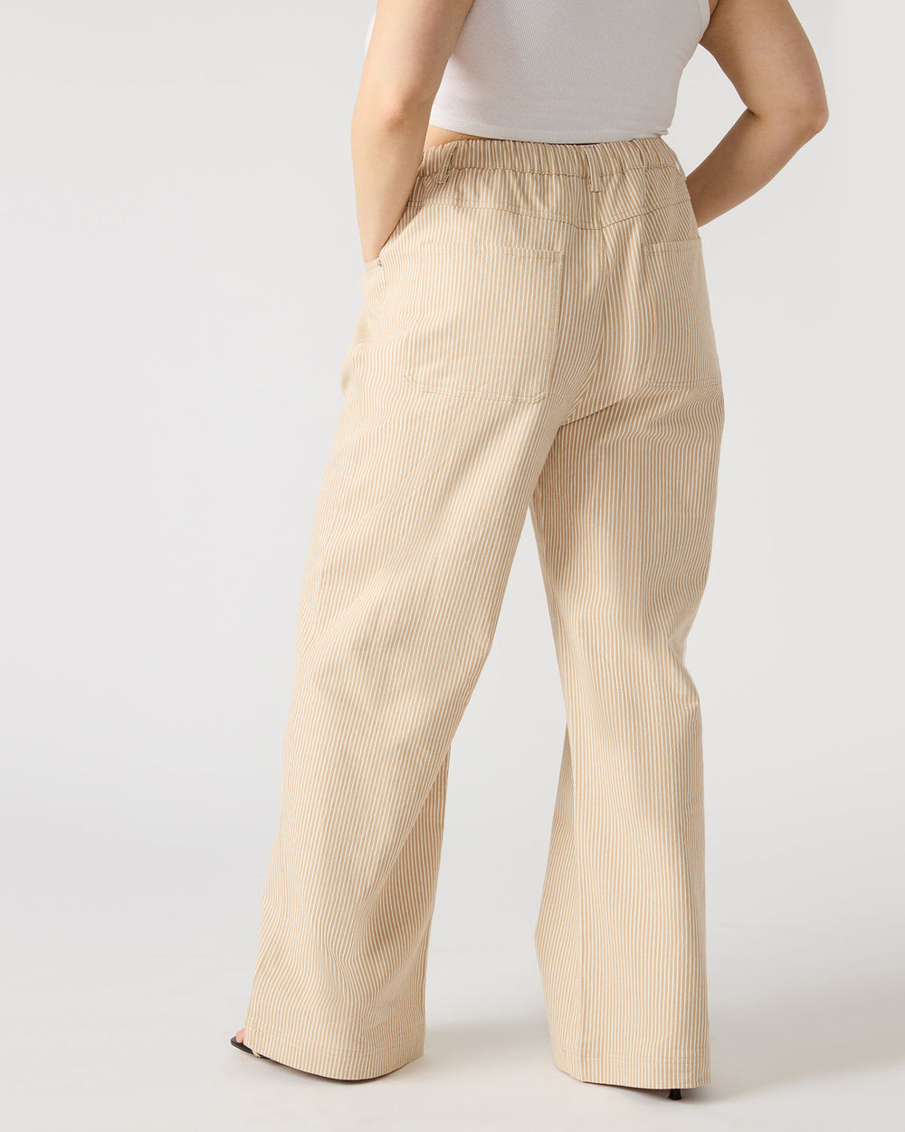 MINORCA Khaki Women's Wide-Leg Tie-Front Pant | Steve Madden US