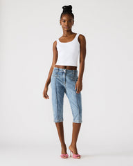 SKINNY DELRAY Denim Women's Fitted Capri Pants | Steve Madden near me