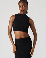 SEASIDE Maxi Skirt Set Black Women's Textured Matching Set | Steve Madden outlet